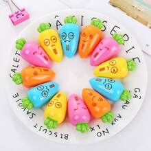 1pc Portable Mini Manual Pencil Sharpener, Cute Cartoon Animal & Fruit Shaped Pencil Sharpener, Office & School Supplies, Student Stationery Gift - Color Style Randomized - View 7