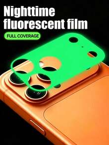 Mr. War Gorilla 4pcs[Colorful Glow-In-The-Dark Lens Stickers]Cool Laser Effect Lens Protector, Automatically Glows At Night, Randomly Find Your Phone In The Dark, Made Of Soft Material, No Hand Injury, No Scratch Residue. Compatible With IPhone 18pro/18promax/17promax/17pro And Other Models. - Colorful - View 8