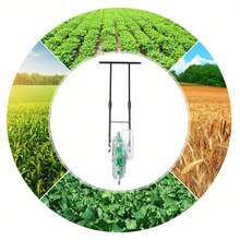 Garden Seeder, Seed Spreader Push With 12 Seeding Ports, Hand-Push Roller Seeding And Fertilizer Applicator Planting Depth 3.5-7.8cm, Precision Garden Seeder Row Planter For Corn Cotton Soybean Peanut,Garden Tools, Gardening Tools For Garden - Multicolor - View 8