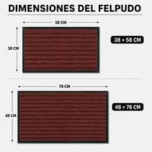Capachos - PVC+POL. - Listras VERMELHAS - Ver 5