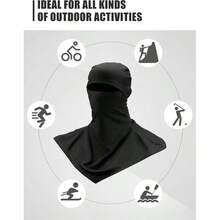 Men Masks & Visor Hat - Black and White - View 6