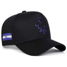 1pc Men's Numeric Embroidered Baseball Cap, SALVADOR Letter Fashion Sports Adjustable Brimmed Hat, Outdoor Sun Protection Casual Cap Suitable For Spring, Autumn, Travel, Beach, Party - Multicolor - View 9