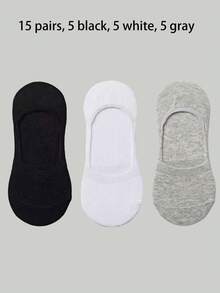 5/10 Pairs Socks, Moisture-Wicking Quick-Drying, Soft And Durable, Suitable For Casual Sports All Year Round - Multicolor - View 10