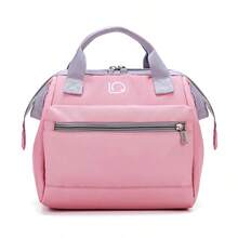 Large Capacity Aluminum Foil Insulated Cooler Bag, Fashionable Mom's Breast Milk Storage Bag, Outdoor Lunch Box Bag, Multi-Functional Bag - 16 - View 16