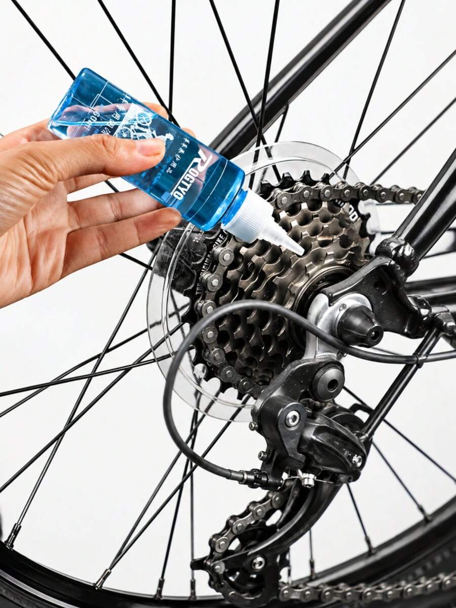 60ml Bicycle Lubricating Oil, Bike Maintenance Oil Water Resistant Anti-Rust Lubricant For Mountain Bike Road Bike Chain, Front & Rear Shock Absorber Anti-Rust Anti-Dust Oil - Multicolor - View 1