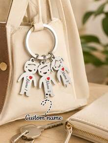 Custom Camera Shaped Photo Keychain,Camera Keychains, Mini Personalized Key Ring Backpack Pendant Holiday Gift IQAK Backpack Pendant/Accessory, Suitable As A Family Gift. A Unique Gift For Anniversaries And Birthdays. - Multicolor - View 2