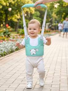 Cartoon Baby Walking Harness, Baby Walking Traction Strap, Infant Anti-Fall Walking Support Belt, Toddler Walking Traction Rope, Wide Sponge Soft Handle, Adjustable Double Shoulder Straps Fit Different Height Babies, Assist 6-18 Months Old Babies Practice Standing And Walking, Suitable For Home Indoor And Outdoor Community Strolling - Multicolor - View 8