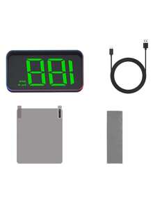 Car HUD Head-Up Display/Head Up Display+Number Plate HD Projection Real-Time Speed Compatible With 99% Of Car Models Speed/Speed/Mileage Monitoring Plug And Play - Head-up Display - View 10
