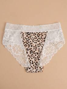 5pcs/Pack Women's Sexy Panties, Lace Patchwork Ice Silk Seamless Low Waist Triangle Panties, Solid Color Comfortable Daily & Date Wear - Multicolor - View 4
