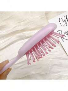 Mini Hair Brush; Simple And Cute Airbag Brush; Massage Brush; Children's Girl's Home Use Portable Hair Comb - / - View 5