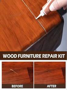 1pc Wood Furniture Repair Paste And Filler, Wood Grain Repair Filler, Multi-Color Mixed With Tool Set. Suitable For Tables, Chairs, Baseboards, Doors, Windows And Floors, Applicable To Various Furniture Renovation And Handicrafts, Home Decor, Office Supplies, Essential For Renovation. - A - View 6