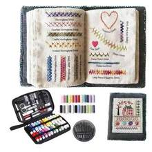 EDCUEBE7 1pc Portable Sewing Kit, Home Sewing Tool Set With Thread Box, Needles, Sewing Accessories (Random Color) - Black - View 14