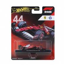 Hot Wheels Premium F1 Ferra-Ri HP Racing Car #44 Die-Cast Model, 1:64 Scale Formu-La 1 Collectible Vehicle With Authentic Team Details, High Speed Motorsport Design, Scuderia Ferrari Racing Collection - Multicolor - View 14