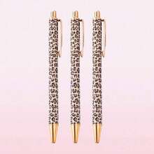 3 buah/Set Pulpen Motif Leopard Acak, Desain Dapat Ditarik, Berbagai Motif, Pulpen Cetak Minimalis, Cocok untuk Pernikahan, Pesta, Penggunaan Sehari-hari, Hadiah, Hadiah Hari Valentine yang Sempurna untuk Teman dan Keluarga - Beraneka warna - View 3
