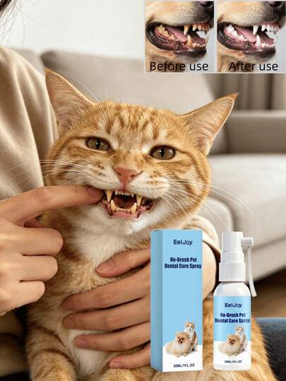 Pet Dental Care Spray For Cats And Dogs, Fresh Breath Oral Cleanser With Long-Lasting Fragrance, Suitable For Daily Oral Care Of Cats And Dogs. Fine Mist Can Penetrate Deep Between Teeth To Effectively Remove Food Residue And Relieve Bad Breath, While Emitting A Gentle Fragrance For A Long Time. No Need For Complex Brushing; Just Spray Once Before Feeding Or Playing