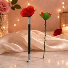 Rose Magic Costume Set Combination, Magic Wand Transforming Flower, Folding Rose, Empty Hand Rose Appearance, Visual Special Effects Magic, Close-Up Magic Performance, Suitable For Party, Valentine's Day, Surprise Magic Props - Multicolor - View 2