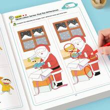 1 buah Buku Bergambar Temukan Perbedaan, Latihan Konsentrasi, Mainan Edukasi, Pembelajaran Awal, Materi Pembelajaran Prasekolah, Mainan Balita, Perlengkapan Kelas, Kembali ke Sekolah, Perlengkapan Sekolah, Perlengkapan Kelas, Gaya Acak - MultiWarna - View 3