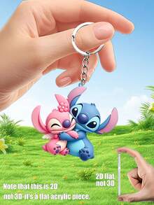 Asmodee Cartoon Couple Keychain, Exquisite Resin Pendant, Fashionable Portable Hanging Decoration, Suitable For Backpacks And Handbags - Multiple Styles - View 8