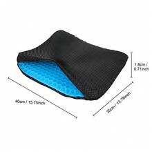 Comfortable Breathable Gel Seat Cushion With Non-Slip Cover, Thickened Breathable Design Effectively Relieves Pressure. Double-Layer Thickened Office Chair Pad, Suitable For Office Chairs And Cars, Christmas And Halloween Gift - Multicolor - View 10