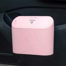 1 pièce Poubelle de voiture mini créative rose - A - Voir 4