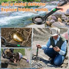 High-Precision Portable Handheld Metal Detector For Coins, Silver, And Jewelry - Black - View 10
