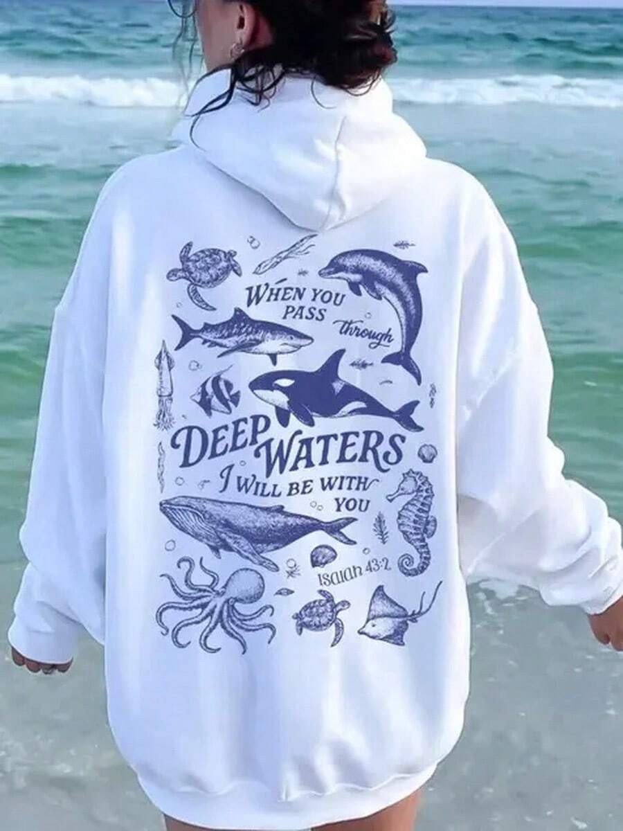 Women Sweatshirts & Hoodies - 白色 - 查看 1