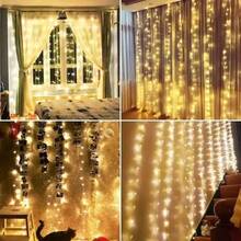 1pc 3 Meters/6m USB Plug Home Decor LED String Lights For Wedding Birthday Party Holiday Celebration Party Decoration With Remote Control - USB Curtain Light - View 6