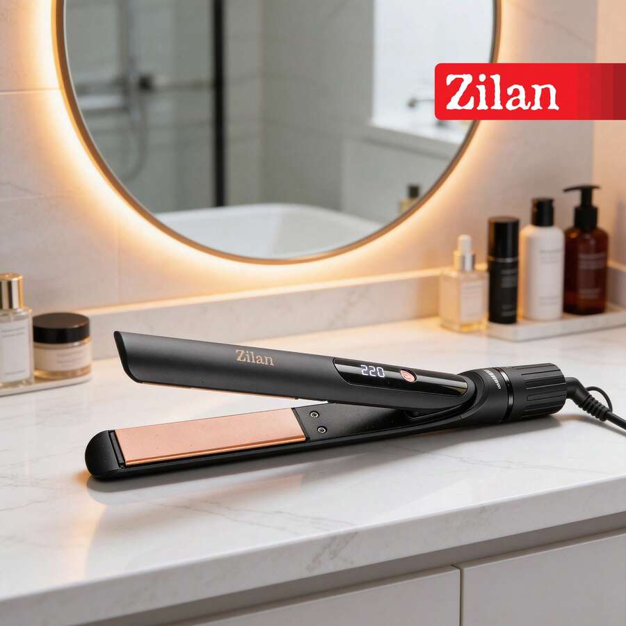مكواة شعر Zilan ZLN9549، قوة 42 واط، درجة حرارة قصوى 220 درجة مئوية - قابس اتحاد أوروبي نوع C (220 إلى 240 فولت) - مشاهدة 1