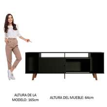 MADESA Television Stands & Entertainment Centers - Black - View 4