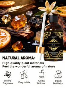 EMBRACEX. 30ml/100ml Middle Eastern Fragrance Oil Car Aromatherapy Suitable For Diffuser/Humidifier Candle Making Ramadan Holiday Gift With Dropper Large Capacity Multiple Scents Available - 30/100ML - View 4