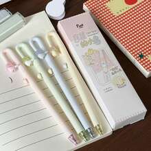 Back To School Cute Rotating Bird Pendant Gel Pen Set, Japanese Cartoon Decorative Retractable Gel Pens, Student Writing Stationery Supplies - Shy Little Bird - View 7
