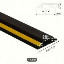 Cable Management Cable Tray, Anti-Slip & Wear-Resistant, Thickened Cable Conduit - Multicolor - View 5
