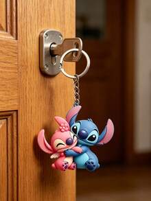 Asmodee Cartoon Couple Keychain, Exquisite Resin Pendant, Fashionable Portable Hanging Decoration, Suitable For Backpacks And Handbags - Multiple Styles - View 6