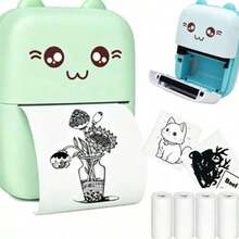 Mini Thermal Printer Paper, Label Paper, Thermal Printing Paper, Inkless Printing, Marking Stickers Suitable For Photos And Images - A - View 6