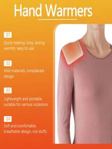 JUE FISH Self-Heating Warm Patch (Boxed) Portable Self-Warming Heating Waist & Abdomen Warm Patch, Portable Self-Heating Fast Warm Patch, Winter Cold Protection Long-Lasting Warm Patch, Hand Warmer, Winter Cold Protection & Warmth Outdoor Disposable Convenient Portable Warm Patch - A - View 9