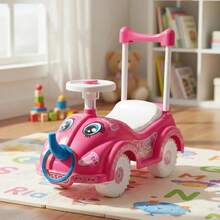 Kids Push Ride-Ons - Pink - View 3