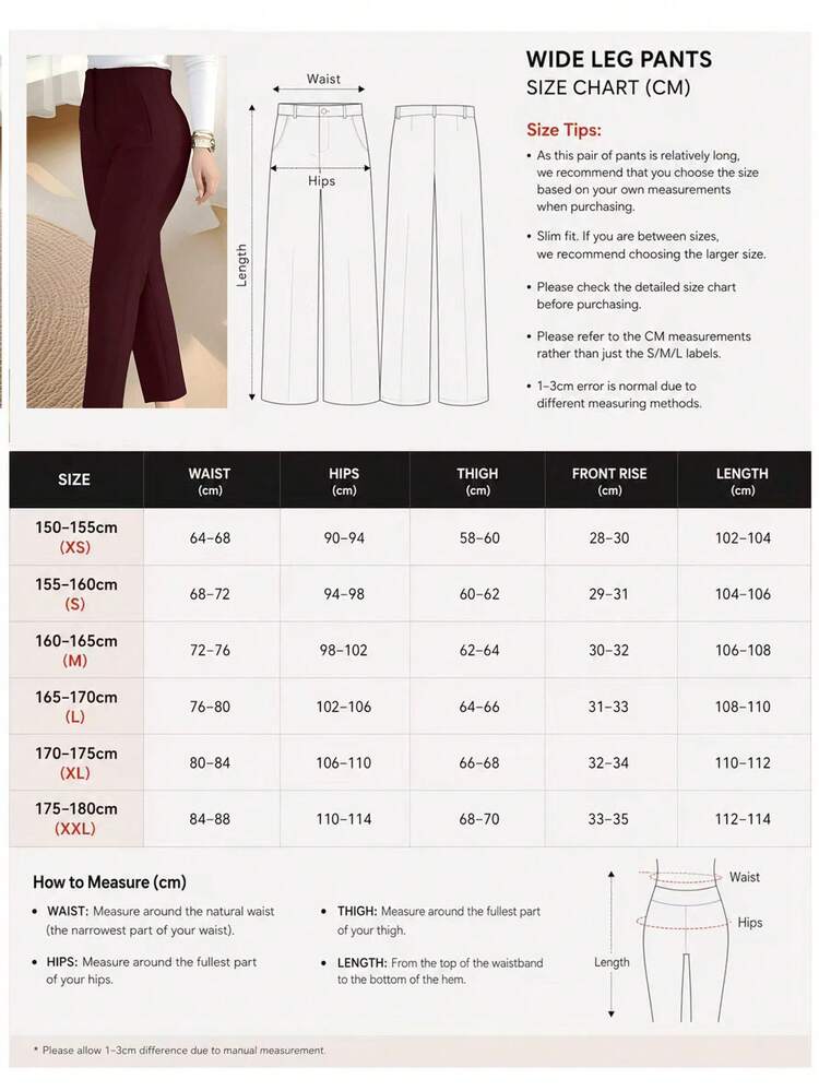 Women's High Waist Slim Fit Ankle Length Commuter Pants, Autumn
