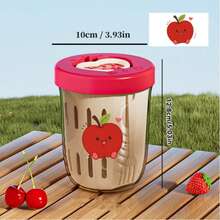 Portable Plastic Salad Cup,Reusable Fruit Storage Container With Spoon & Handle,Leak-Proof Oats Containe,Salad Shaker,Suitable For Students And Adults To Use In Schools, Offices, Travel, Picnics - Multicolor - View 15