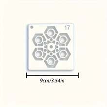 36pcs Mandala Pattern Stencil Set - Durable PET Plastic Material, Reusable And Easy To Clean, Suitable For Home Decor And Craft Projects. - 36 Sheets - View 7