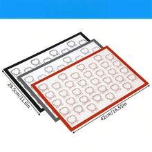 Heart Pattern Silicone Baking Mat, Non-Stick Oven Silicone Pastry Mat, Reusable High Temperature Resistant Macaron Baking Tray Mat, Non-Slip Baking Countertop Mat, Suitable For Cookies, Brownies, Pizza, Roasted Potatoes, French Fries And Various Pastry Making - View 10