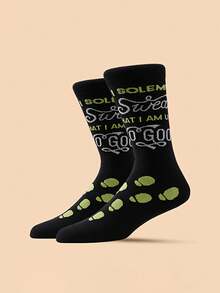 Warner Bros 5 Pairs Women's Autumn/Winter Socks, Harry Potter Magic School Element Print With Owl, School And Cartoon Design, Versatile Couple Style, Halloween Gift And Outfit Choice - Multicolor - View 17
