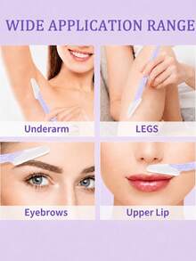 24PCS/12pcs/6pcs/3pcs/1pc Eyebrow Shaving Set Designed For Women And Men, Includes Storage Box With Safety Cap, Eyebrow Trimmer For Trimming And Shaping Beautiful Eyebrows, Facial Hair Removal Razor, Washable And Reusable, Suitable For Facial And Body Hair Removal, Essential Tool For Hair Salon, Makeup And Beauty Industry And Daily Use, Beauty And Travel Accessory - Multicolor - View 4
