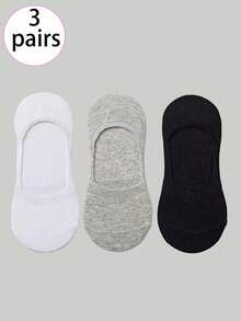 10/5 Pairs Men's Summer Low-Cut Boat Socks, Thin Solid Color Invisible Socks - Multicolor - View 7