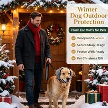 Dog Noise-Canceling Ear Muffs, Adjustable Calming Ear Covers, Shockproof & Waterproof Ear Protection, Relieve Stress From Thunder, Fireworks, Grooming, Bathing, Swimming, Christmas Pet Care Accessory - Multicolor - View 3