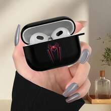 1pc Halloween Spider Cartoon Print Earphone Protective Case, Compatible With 1/2, 3, Pro, Pro 2, And 4, Pro 3, Perfect Holiday Gift/New Year Gift For Friends And Family - Black - View 8