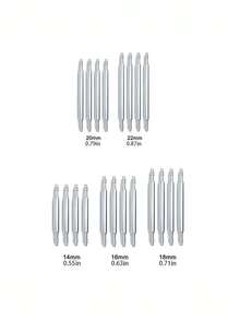26pcs Professional Watch Repair Tool Kit, Includes 14-22mm Spring Bar, Watch Back Opener, Watch Battery Replacement Tool, Watch Strap Adjuster, Suitable For Watch Maintenance, Watch Back Opening, Watch Battery Replacement, Practical Watch Repair Tool Set For Watchmakers And Enthusiasts, Durable Home Watch Repair Kit, Convenient Watch Repair Supplies, Ideal Gift For Watch Enthusiasts, Friends, Family, Suitable For Daily Repair And Home Maintenance - Yellow - View 3