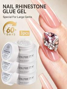 BORN PRETTY 5ml Extra Thick Rhinestone Gel, High Transparency Non-Yellowing UV LED Gel, Suitable For Rhinestone Adhesion DIY Nail Art Supplies - 5ml - View 12