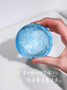 Cooling Ice-Touch Snow Sand Texture Stress Relief Squeeze Ball, Summer Cooling Relaxing Fingertip Toy, Suitable For Adults And Children, Slow Rebound Squeeze Ball - Multicolor - View 2