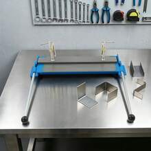 Adjustable 0‑90° Metal Bending Tool, Table Mount Sheet Bender, Easy Assembly For Metal Roofing Fabrication - B - View 8