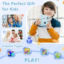 Kids Instant Print Camera Zero Ink Thermal Print Digital Camera With 4 Rolls Print Paper,2.4‑Inch Screen 1080P Video Recording Toy Camera For Boys Girls Birthday Gift - Multicolor - View 6